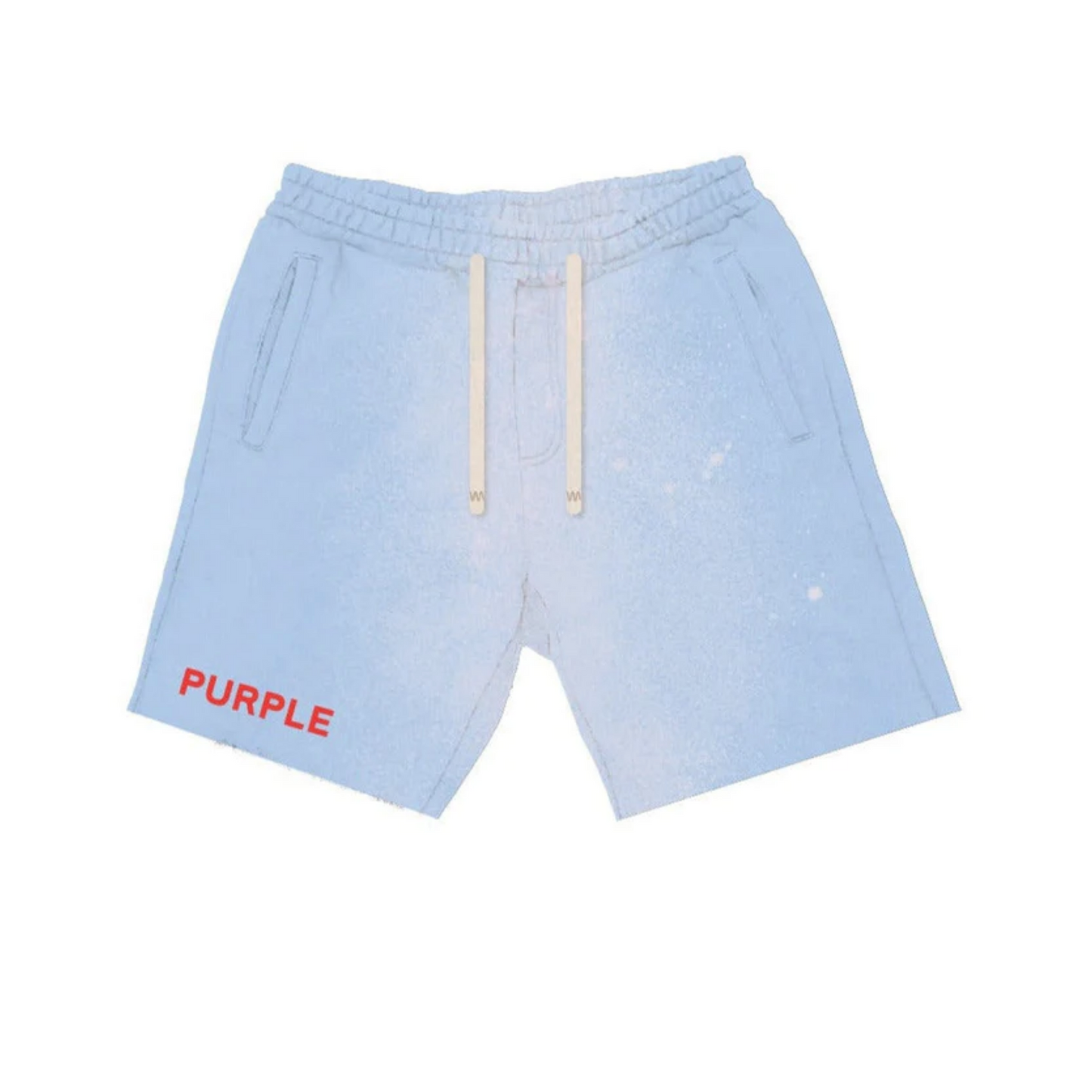 PURPLE BRAND FRENCH TERRY SHORT 'PLACID BLUE'