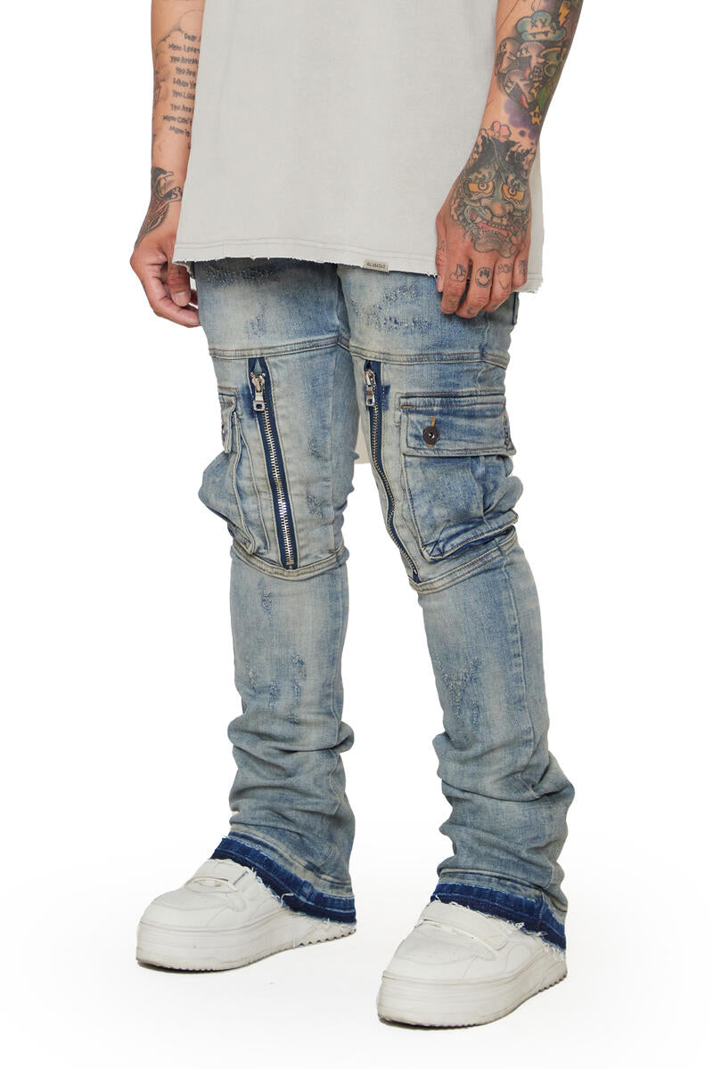 VALABASAS STACKED “Ocean” BLACK