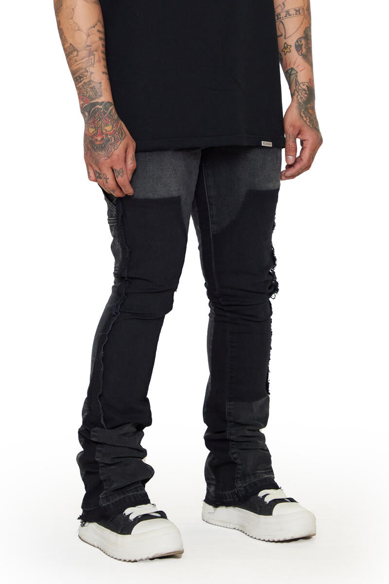VALABASAS STACKED 'ALPHA' JEANS