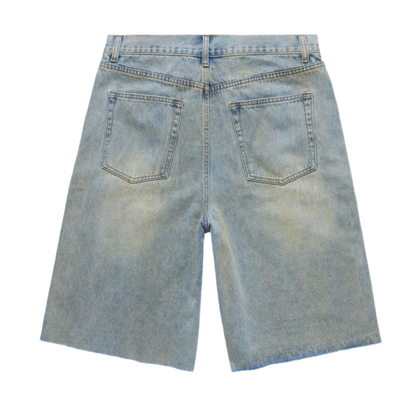 HOMME+FEMME | Studded Denim Shorts