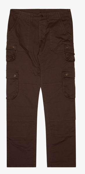 "DUAL" CARGO PANTS - BROWN