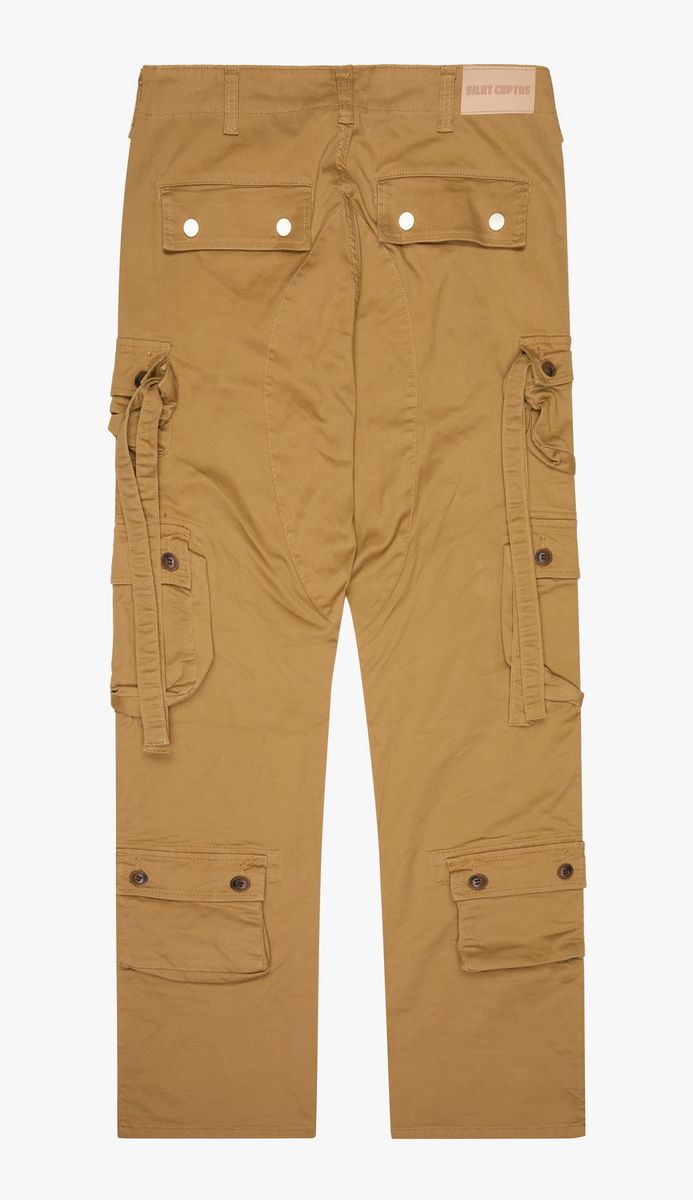 "DUAL" CARGO PANTS - KHAKI