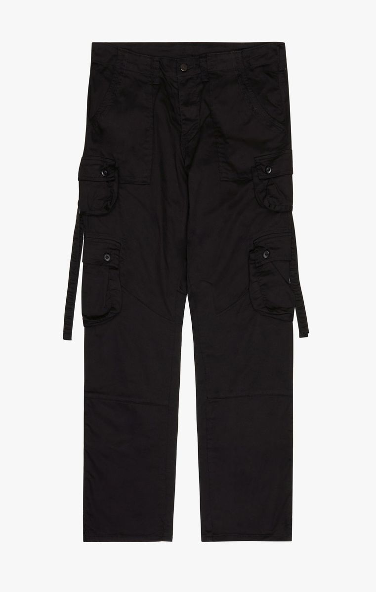 "DUAL" CARGO PANTS - BLACK