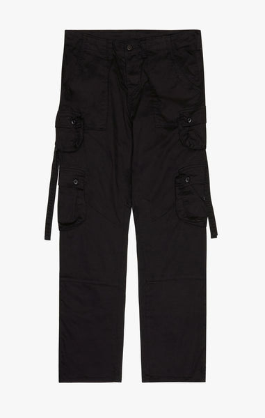 "DUAL" CARGO PANTS - BLACK