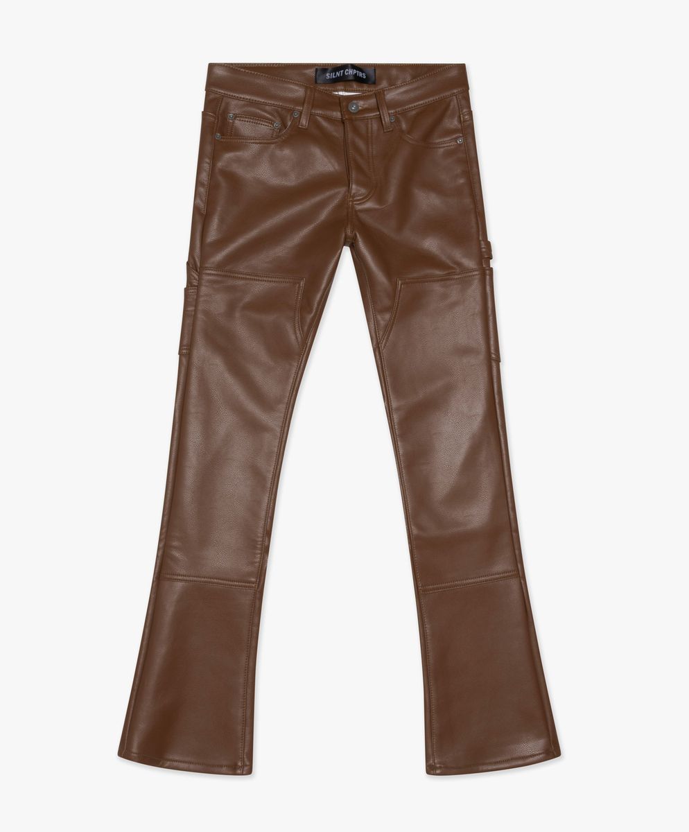 "CUERO" STACKED - BROWN