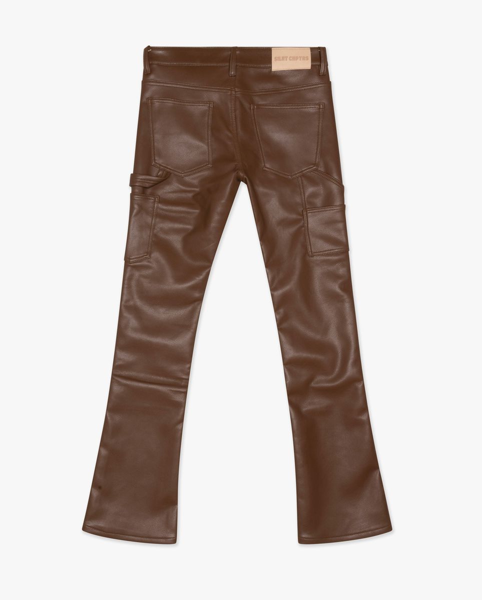 "CUERO" STACKED - BROWN