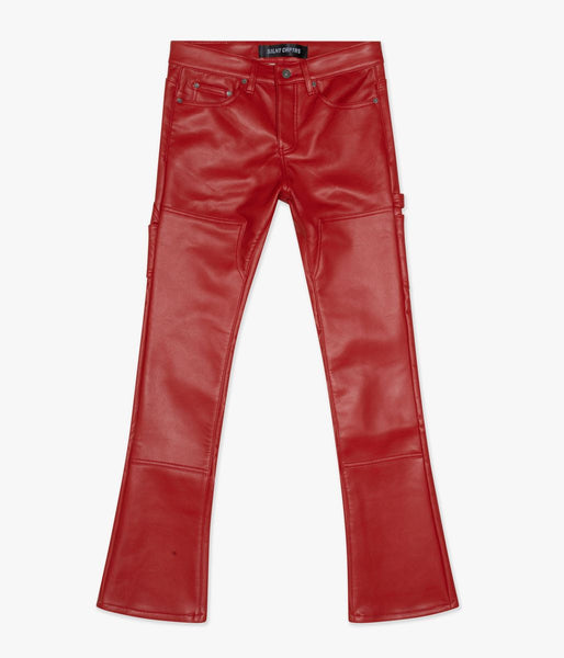 "CUERO" STACKED - RED