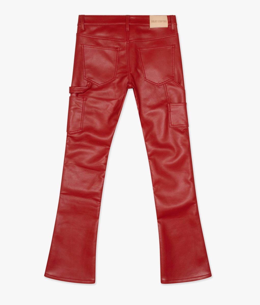 "CUERO" STACKED - RED