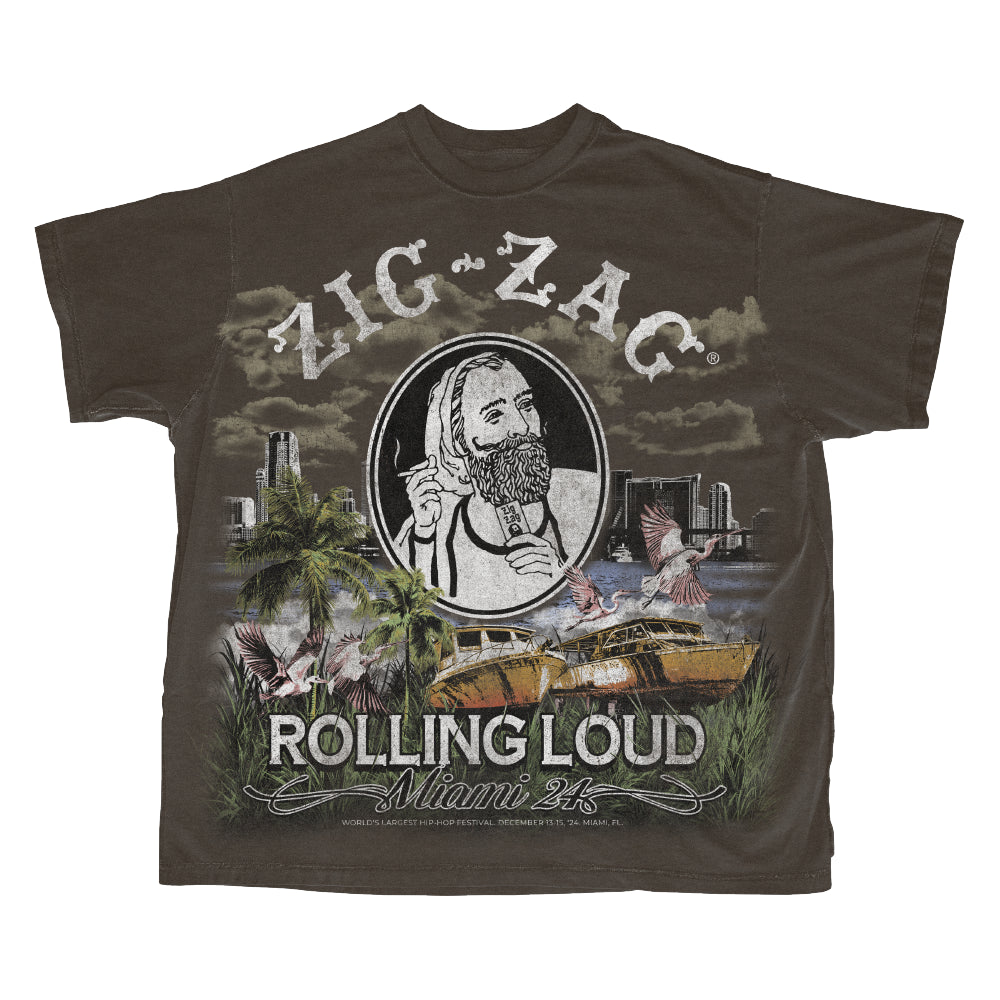 ROLLING LOUD RL X ZIG ZAG GLADES TEE