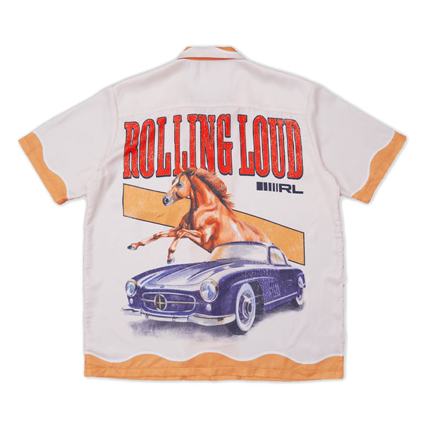 ROLLING LOUD RL MUSTANG BUTTON UP