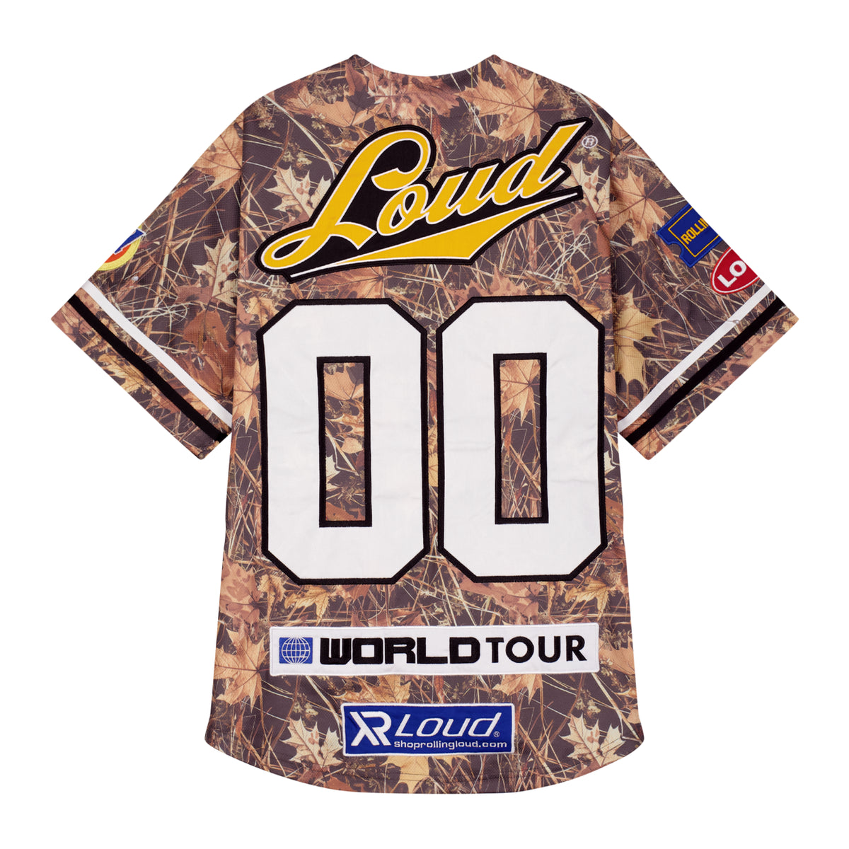 ROLLING LOUD RL WORLD TOUR BASEBALL JERSEY
