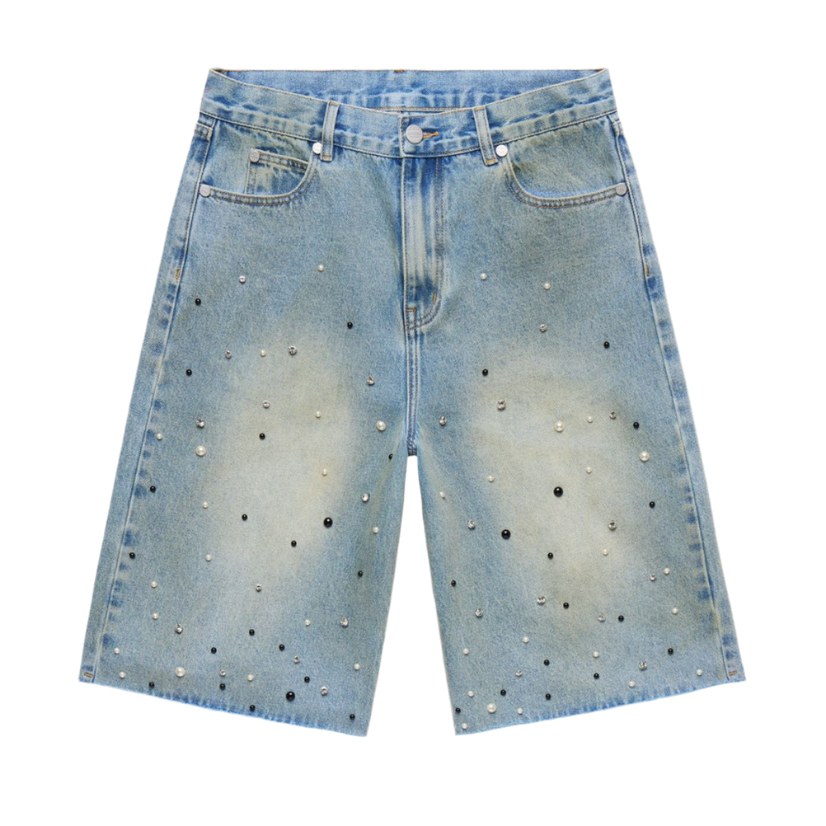 HOMME+FEMME GEMSTONE DENIM Shorts