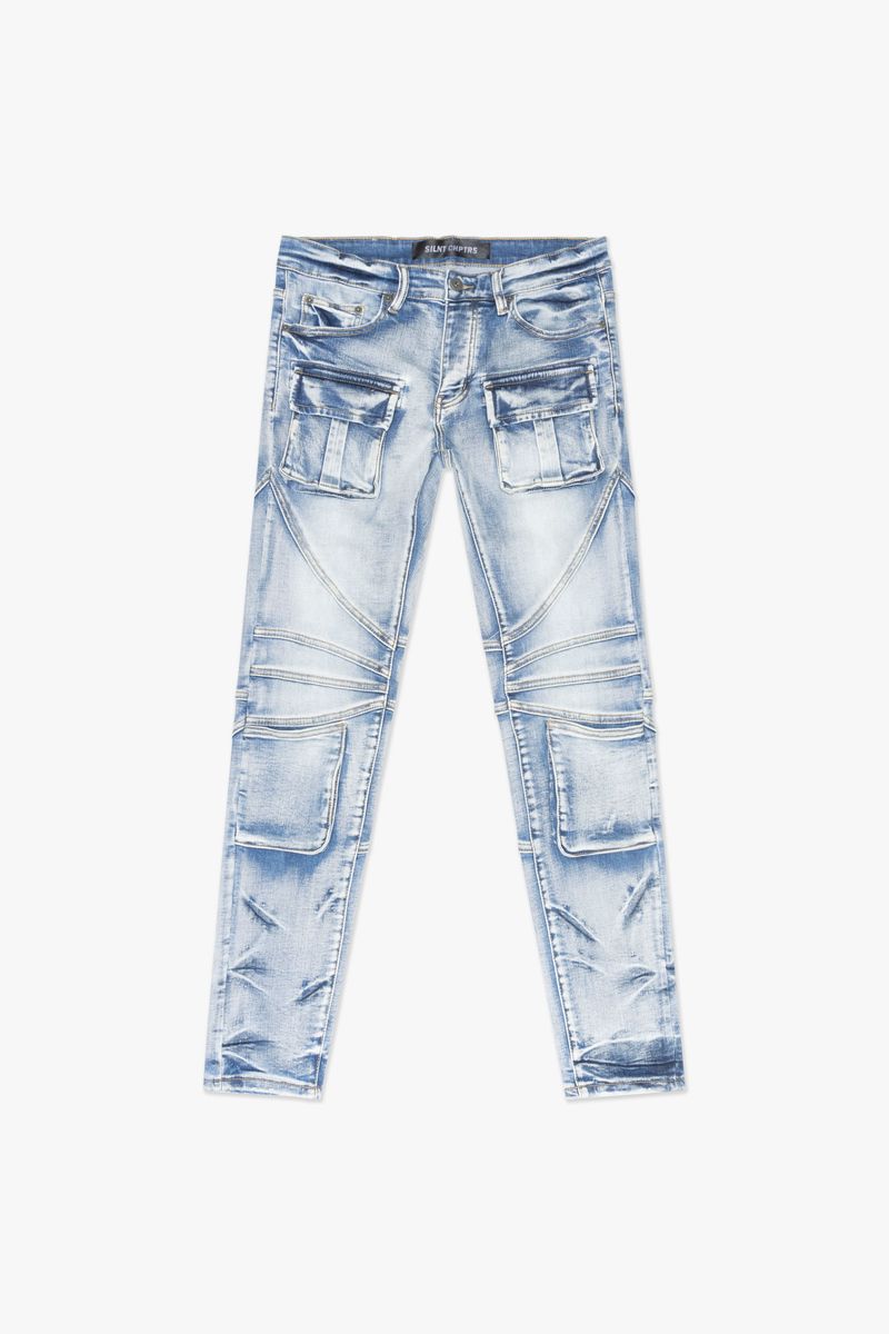 "MODEM"BLUE WASHED - BLUE