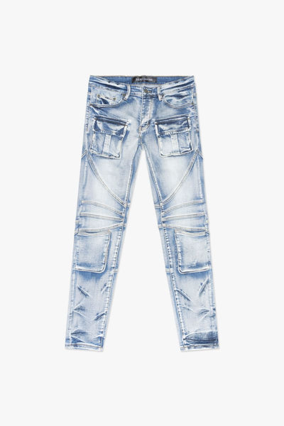 "MODEM"BLUE WASHED - BLUE