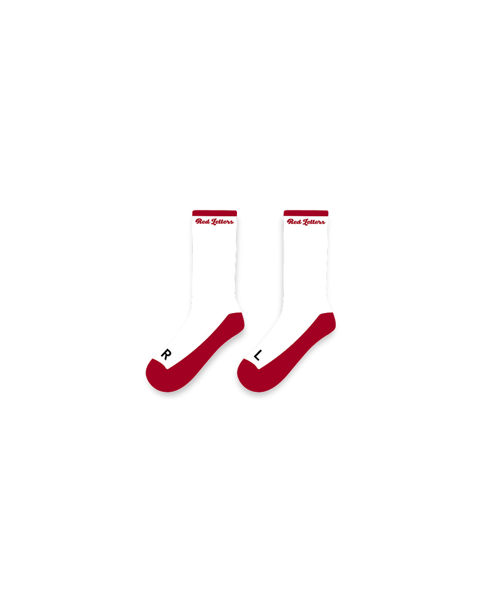 RED LETTERS Just RL Socks