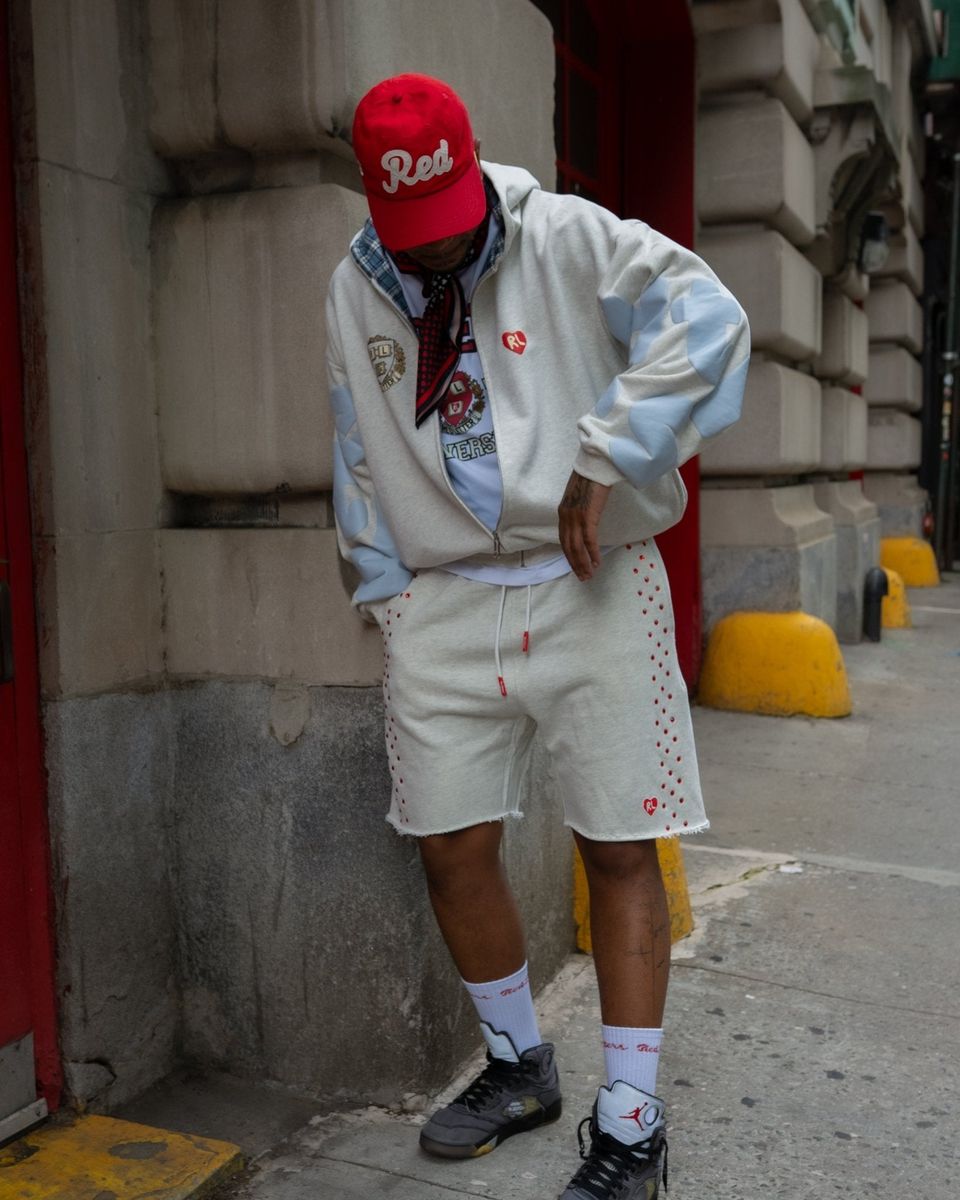 RED LETTERS  Uni Scattered Zip Up