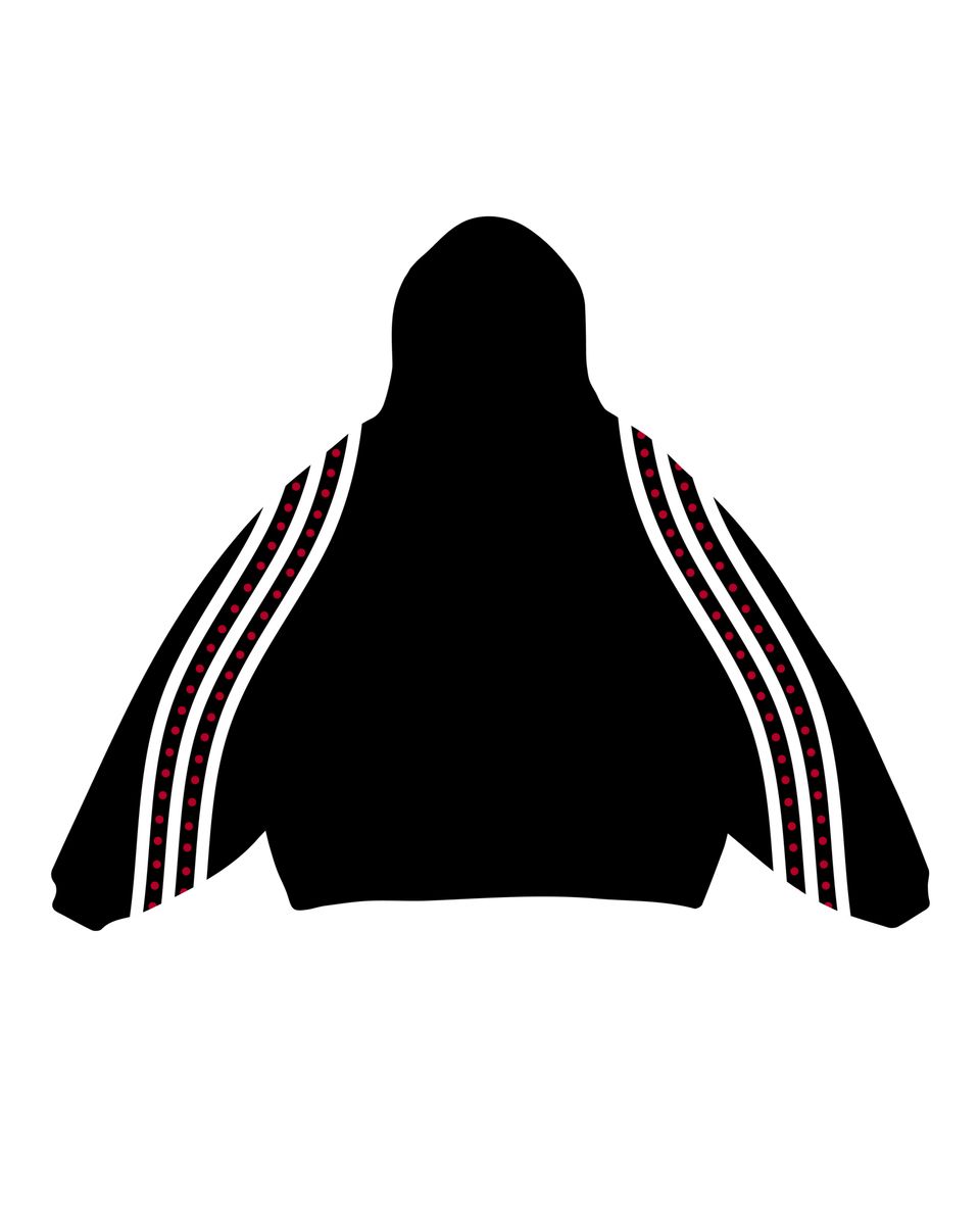 RED LETTERS C1N-ZIP C1N x RL Zip Up