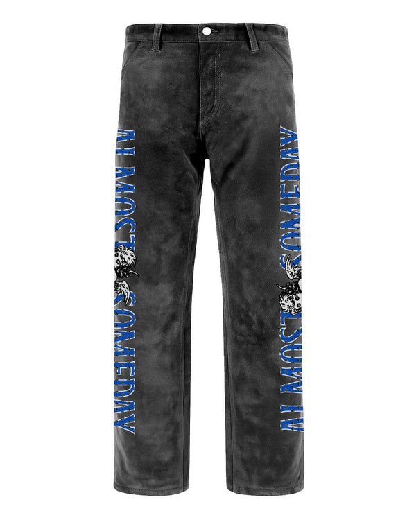 ALMOST SOMEDAY  UPSCALE VELOUR PANTS