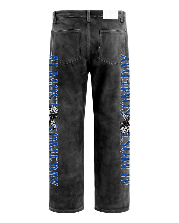 ALMOST SOMEDAY  UPSCALE VELOUR PANTS