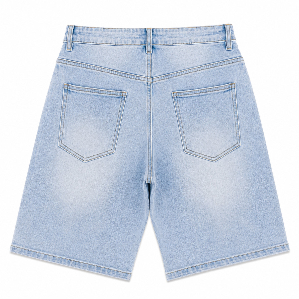 Reveer Checkered" Denim Shorts