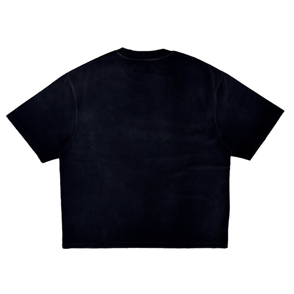 Collage Tee 2.0 Black/UNC Blue