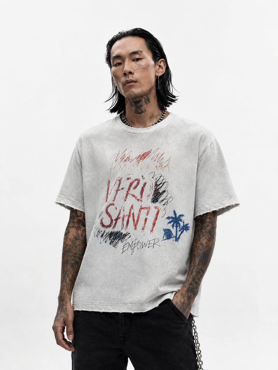 Echo | White Vero Santi Tee