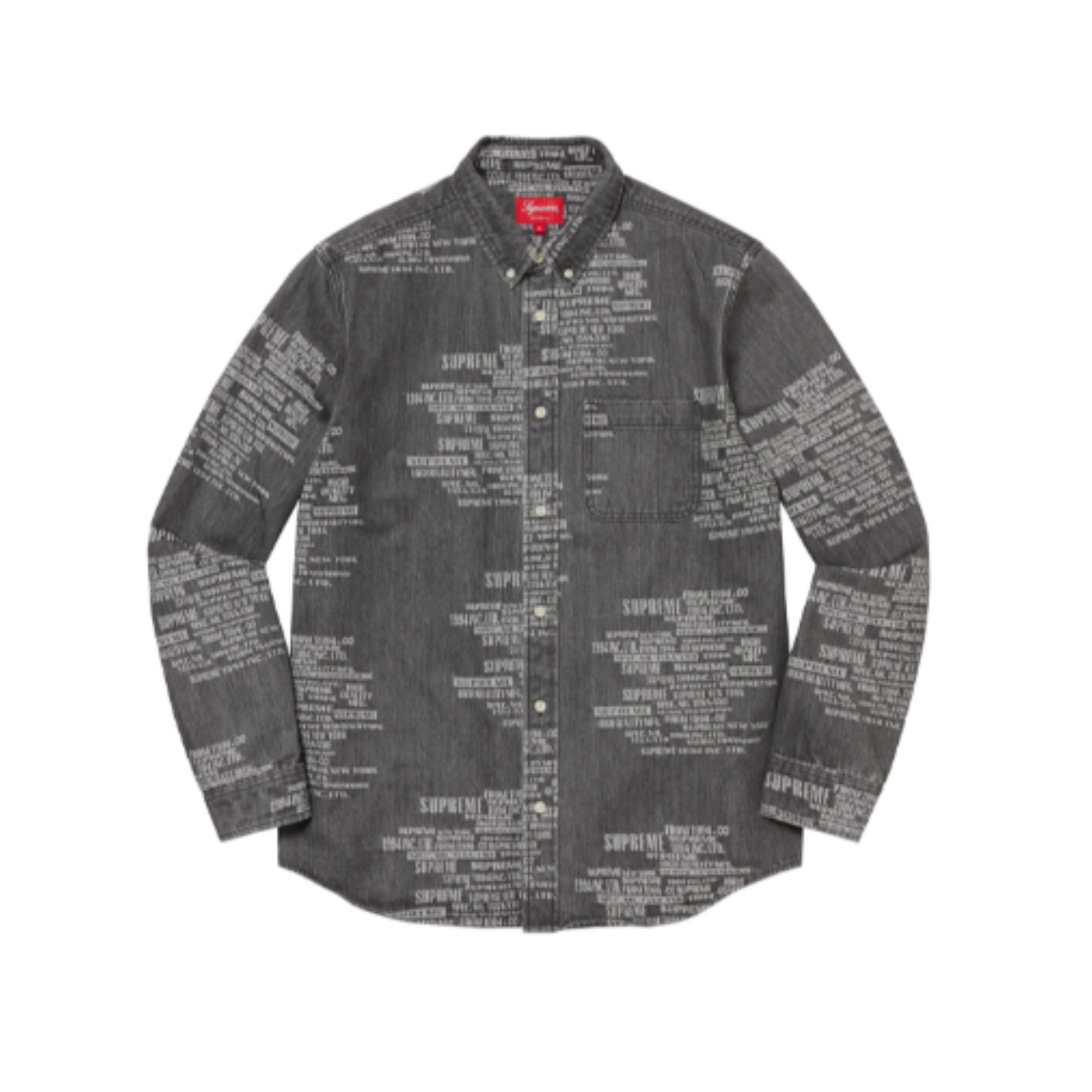 supreme jacquard denim jersey