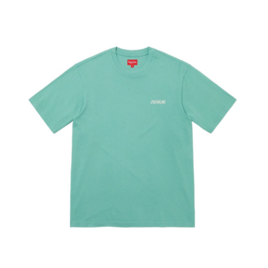 SUPREME Washed Script Short-Sleeve Top 'Green'