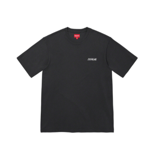 SUPREME Washed Script Short-Sleeve Top 'Black'