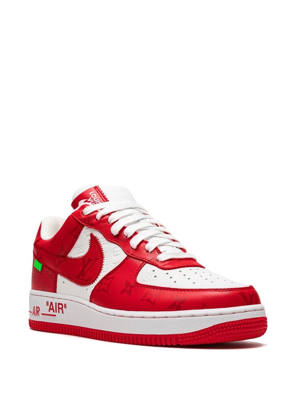 Nike x Louis Vuitton Air Force 1 Low Virgil Abloh White Red - Men's Sneakers - 9.5