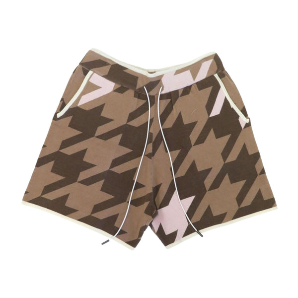 FREE REFILLS CHECKS JACQUARD SHORTS