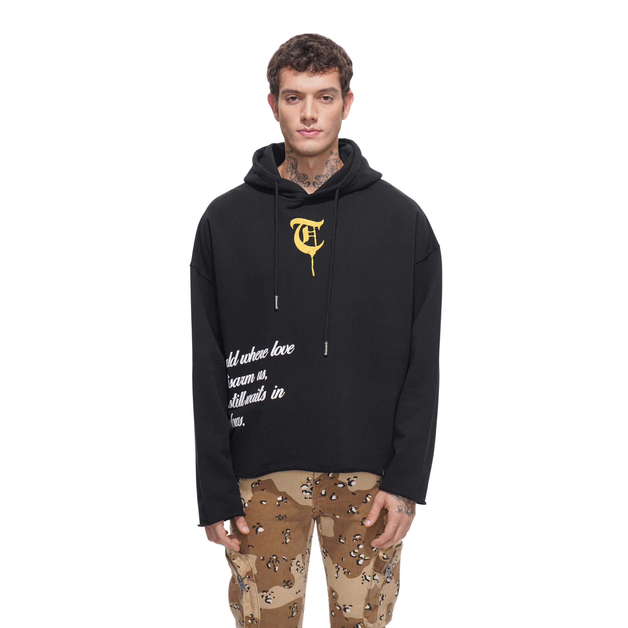 TRNCHS War Love Black Hoodie