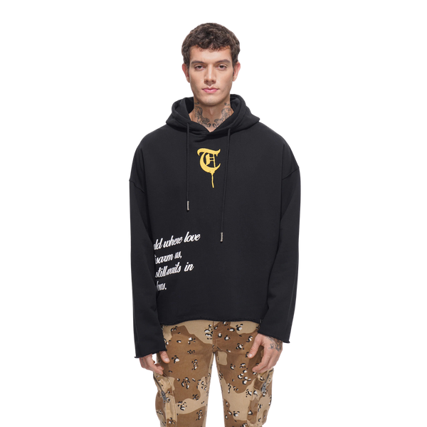 TRNCHS War Love Black Hoodie