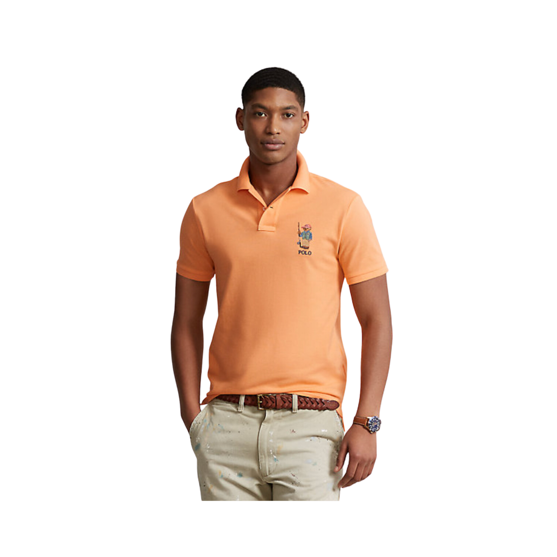 Classic fit sales bear polo shirt