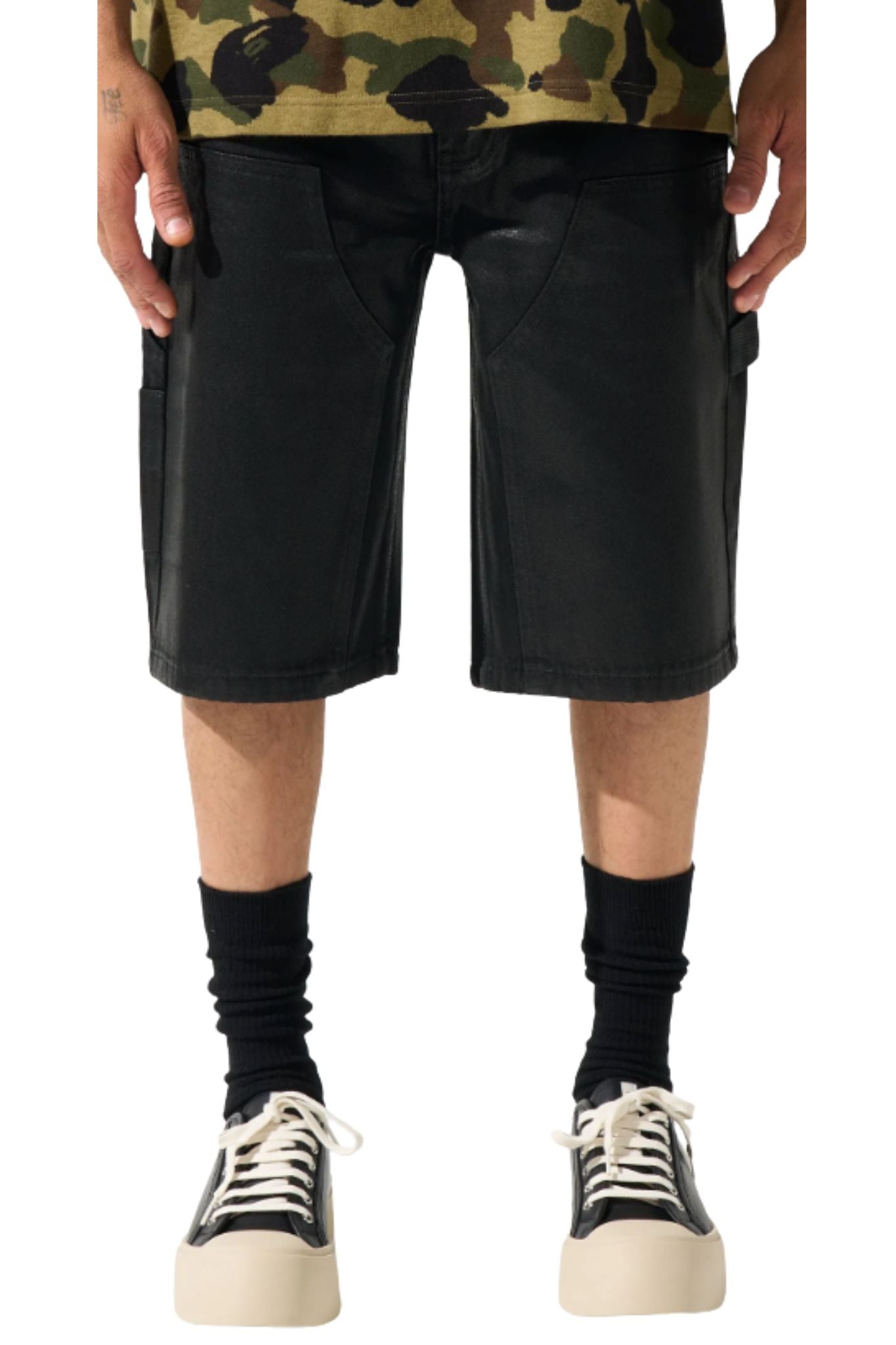 SERENEDE | Onyx Denim Shorts