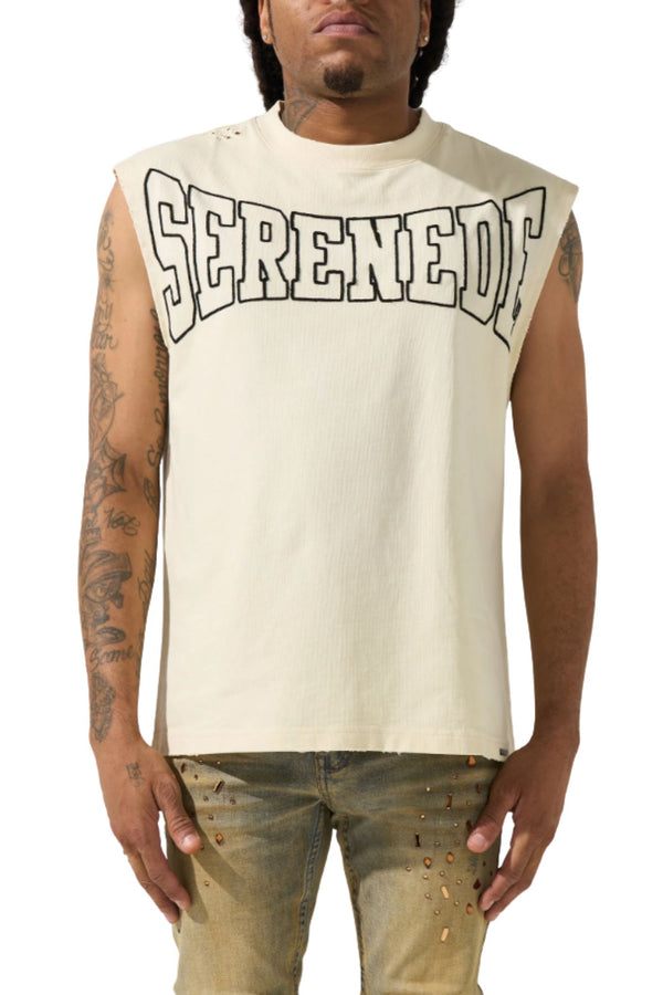 SERENEDE | Legacy Ivory Tank-top