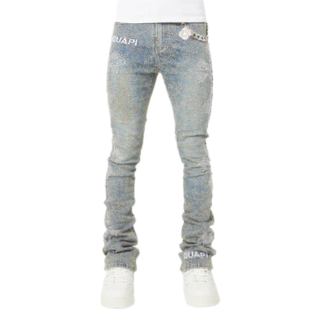 GUAPI VINTAGE BLUE DISTRESS CROSS