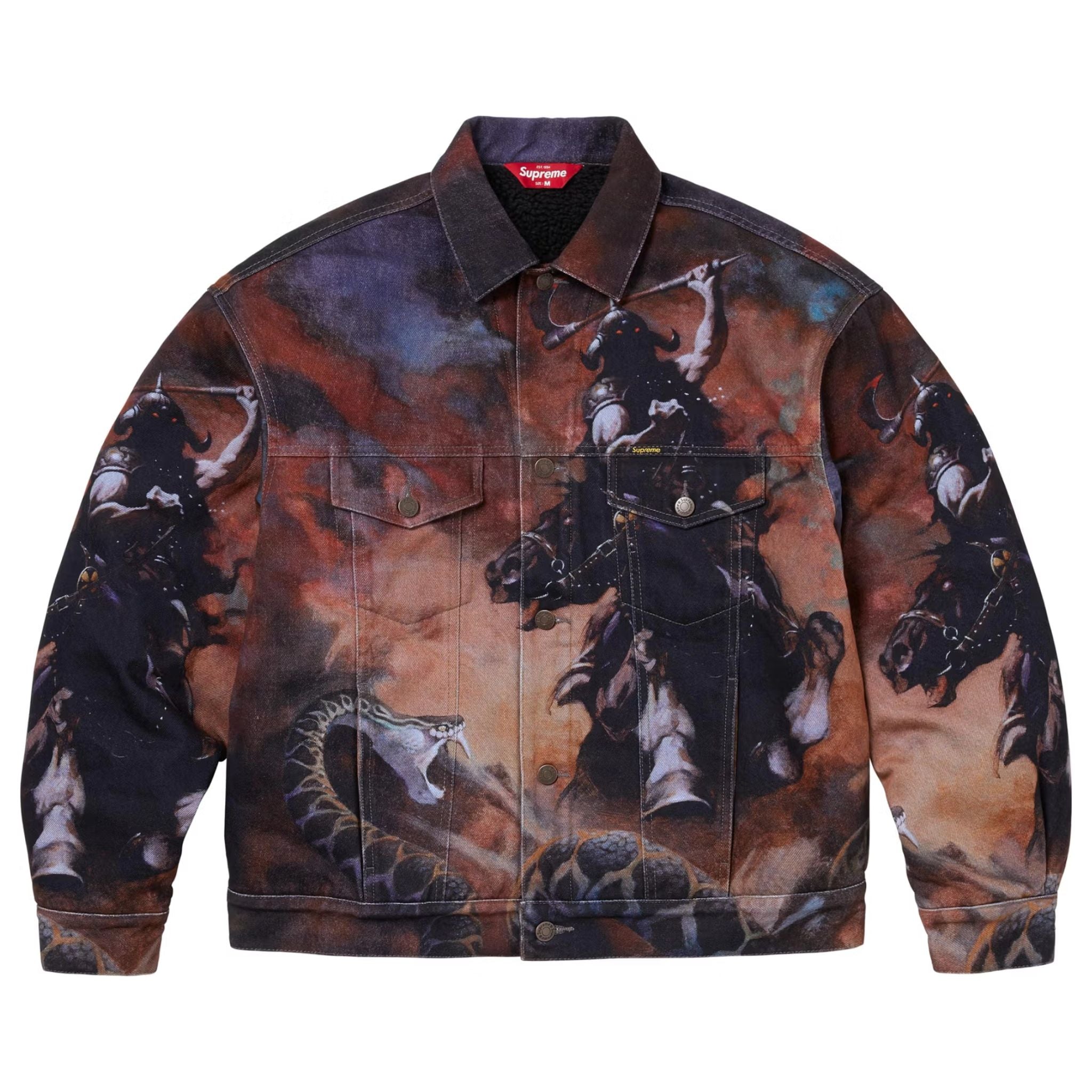 SUPREME FRAZETTA FAUX JACKET