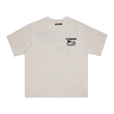 6TH NBRHD "WARNING" TEE