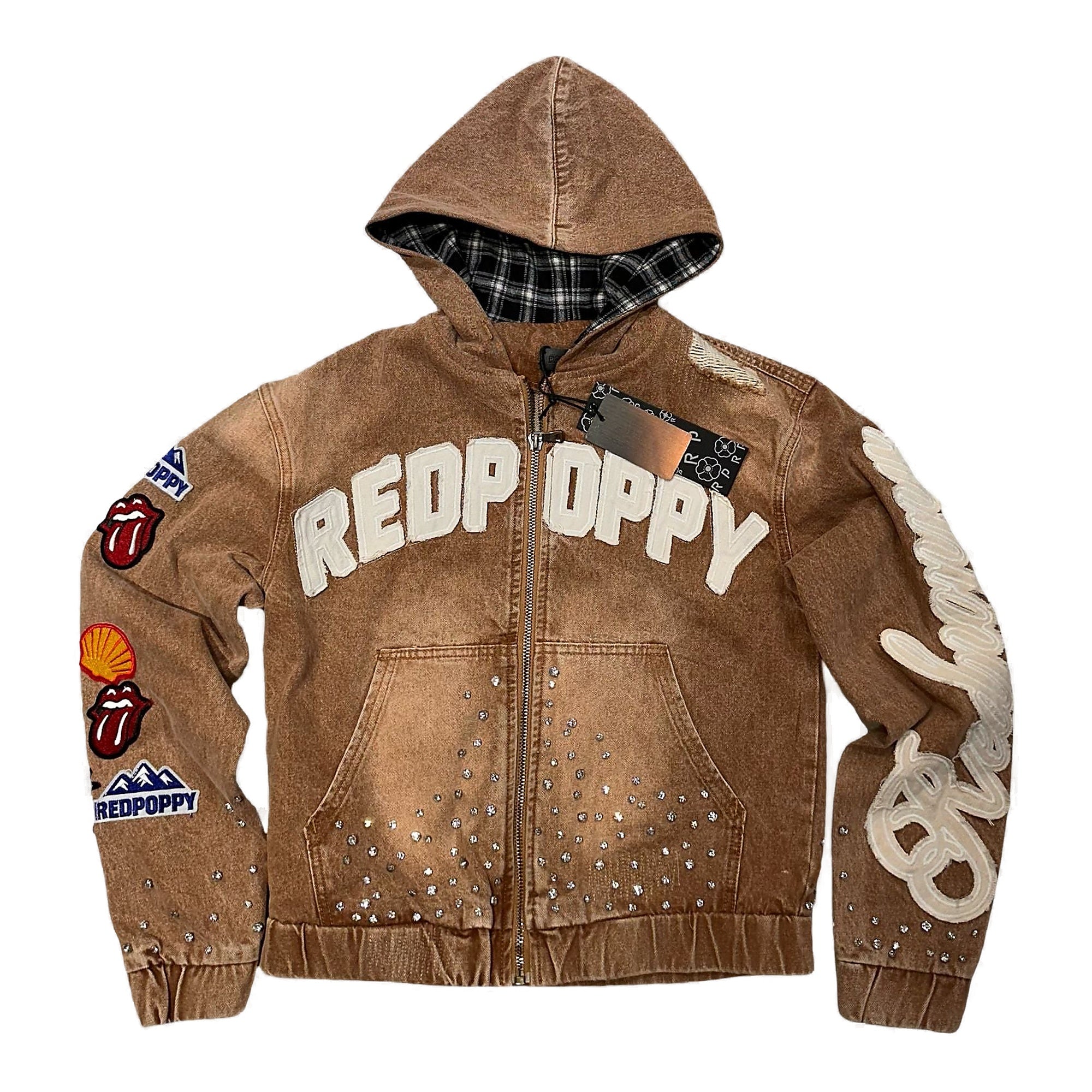 Red Poppy Brown Jacket
