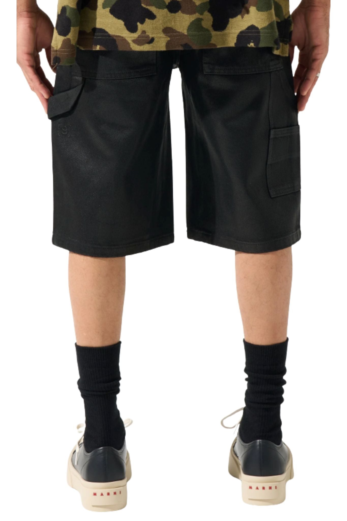 SERENEDE | Onyx Denim Shorts