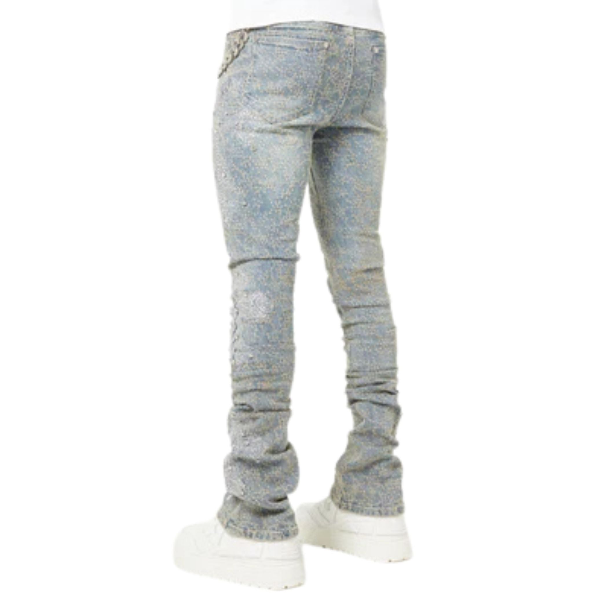 GUAPI VINTAGE BLUE DISTRESS CROSS