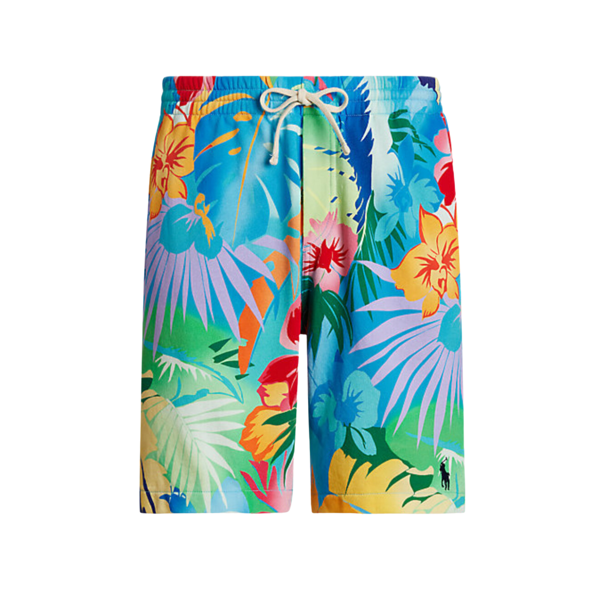 RALPH LAUREN 8-Inch Floral-Print Spa Terry Short