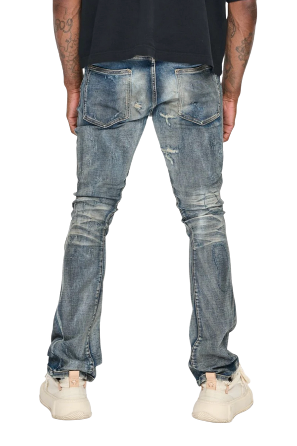 VALABASAS | Hibit Stacked Jeans (Vintage Blue)