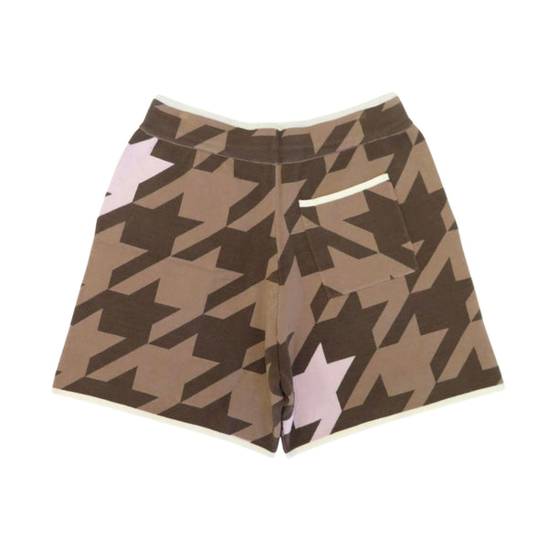 FREE REFILLS CHECKS JACQUARD SHORTS