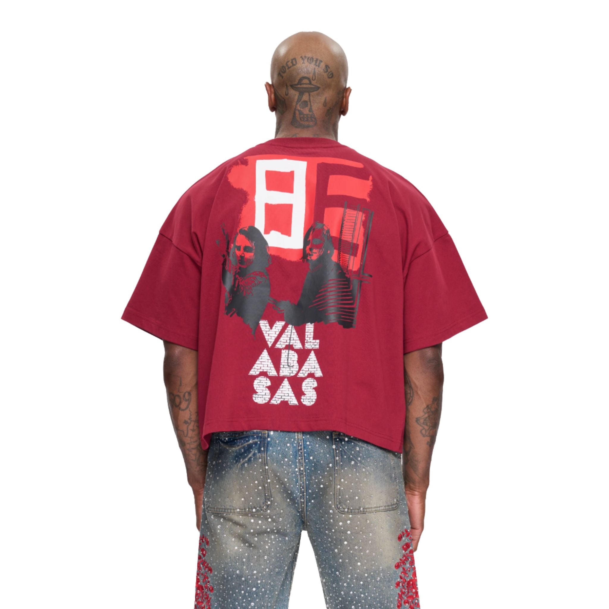 VALABASAS BUILT UP CROPPED TEE