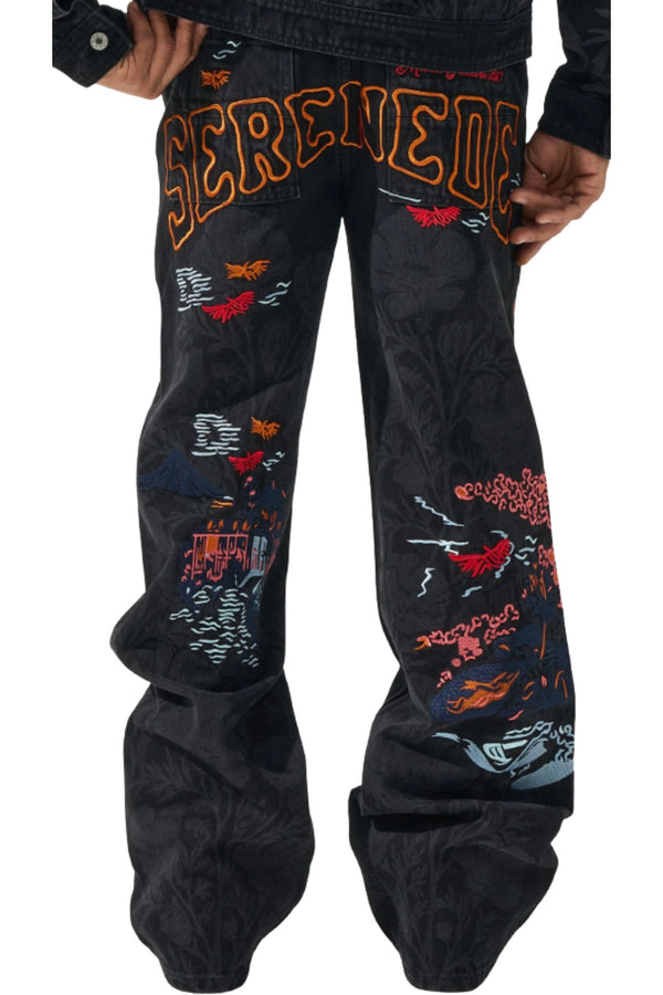 SERENEDE | Souvenir Baggy Jeans