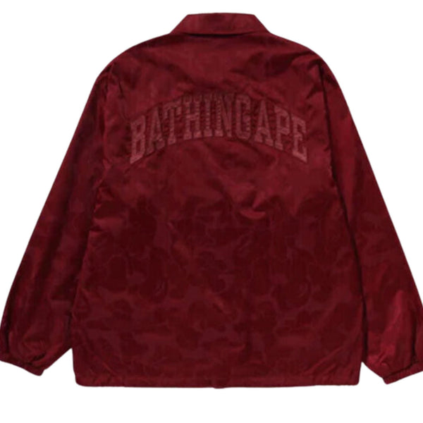 BAPE TONAL SOLID CAMO COACH JACKET