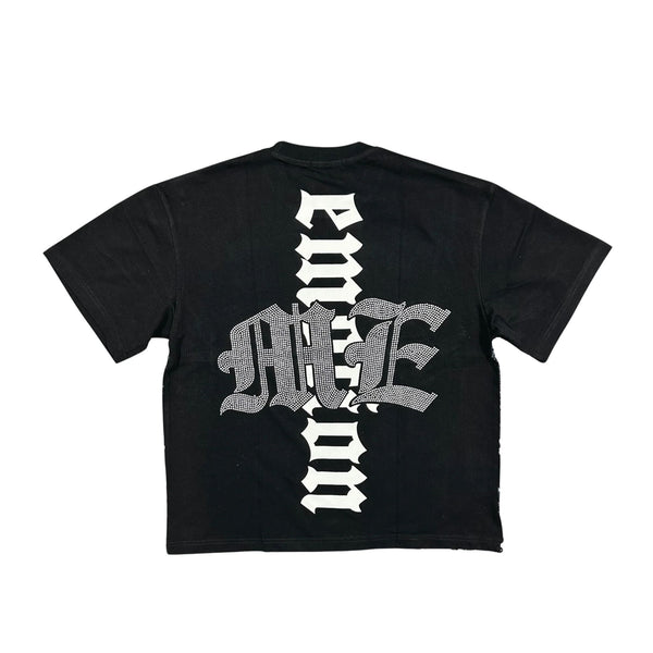 MIXED EMOTION ASTRONAUT RHINESTONES TEE