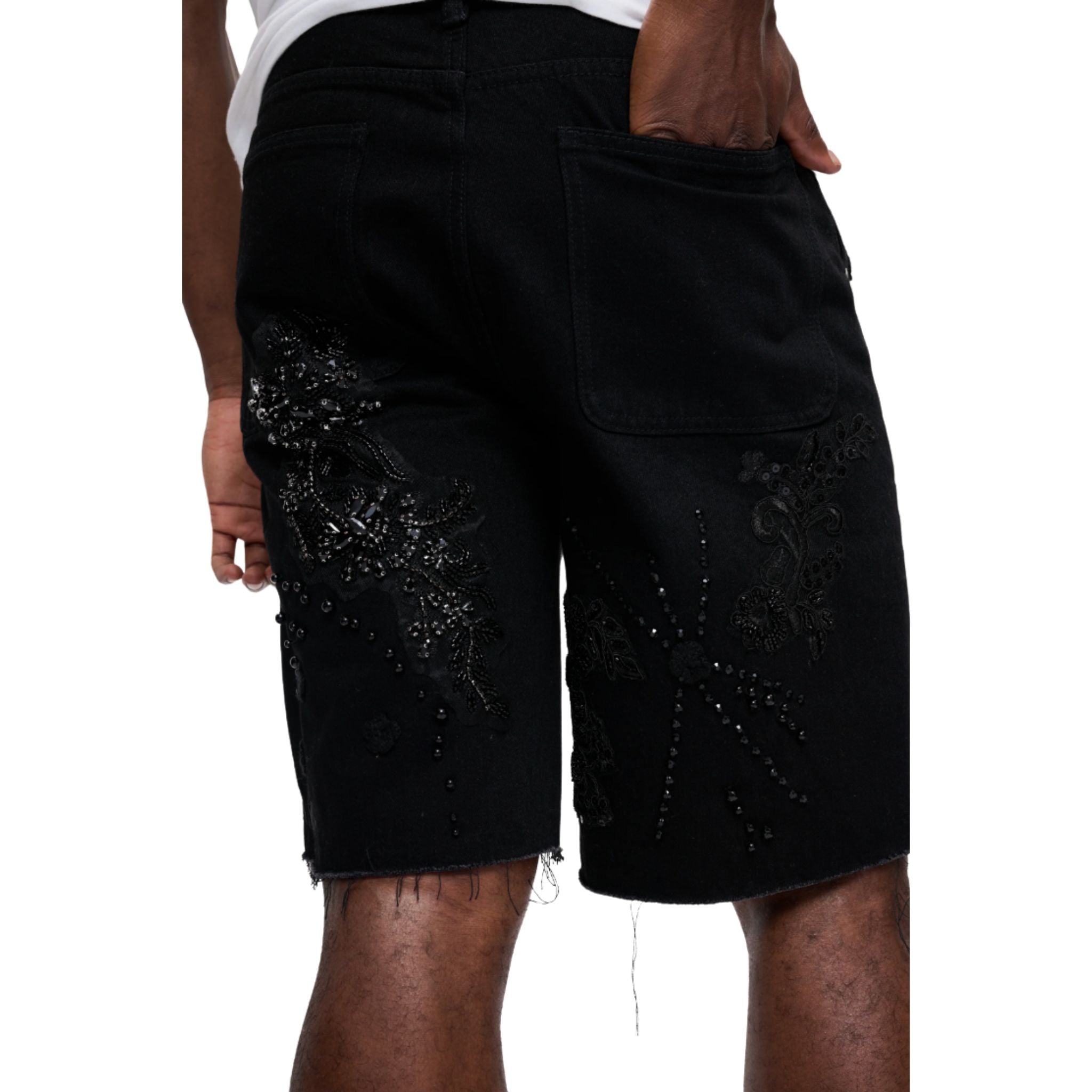 VALABASAS POLAR DENIM SHORTS